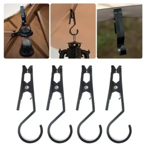 Portable Canopy Clips with Hooks – Multi-Functional Tent Accessories for Camping & Travel
