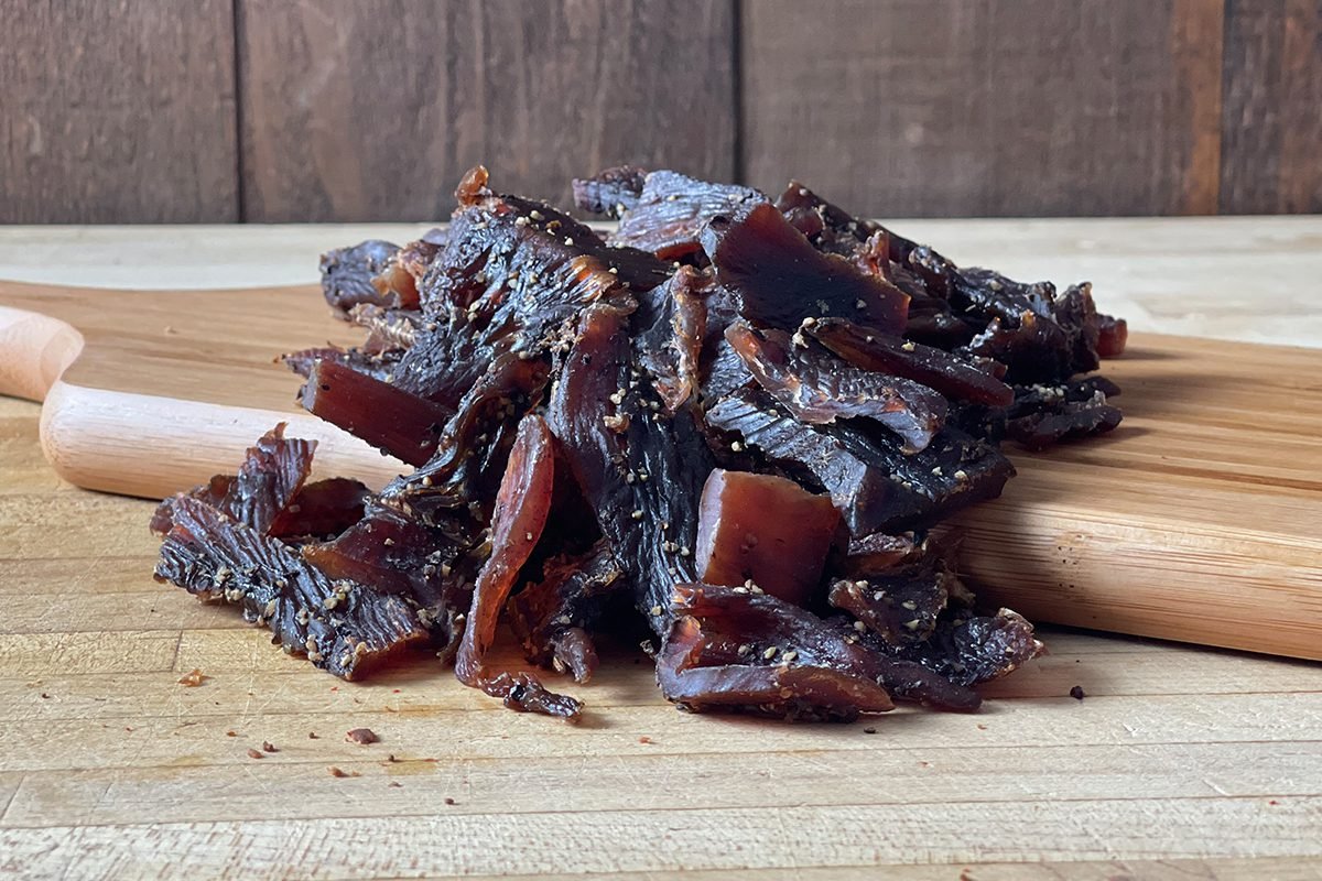 Maple Pepper Turkey Jerky Maple Pepper Turkey Jerky